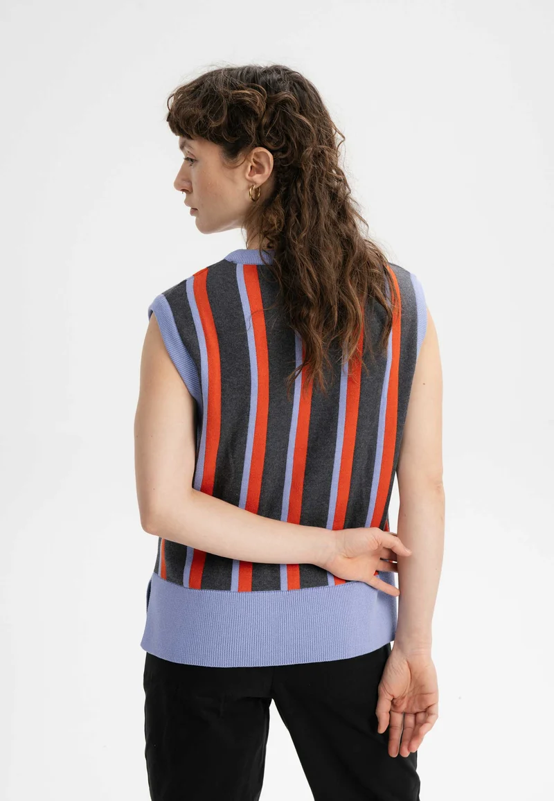 Jacquard Strick Pullunder Style JAMUNA