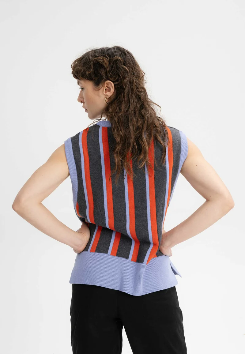 Jacquard Strick Pullunder Style JAMUNA