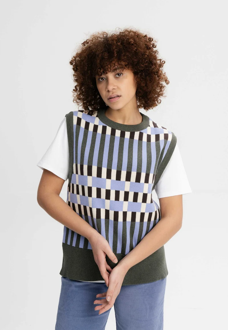 Jacquard Strick Pullunder Style JAMUNA