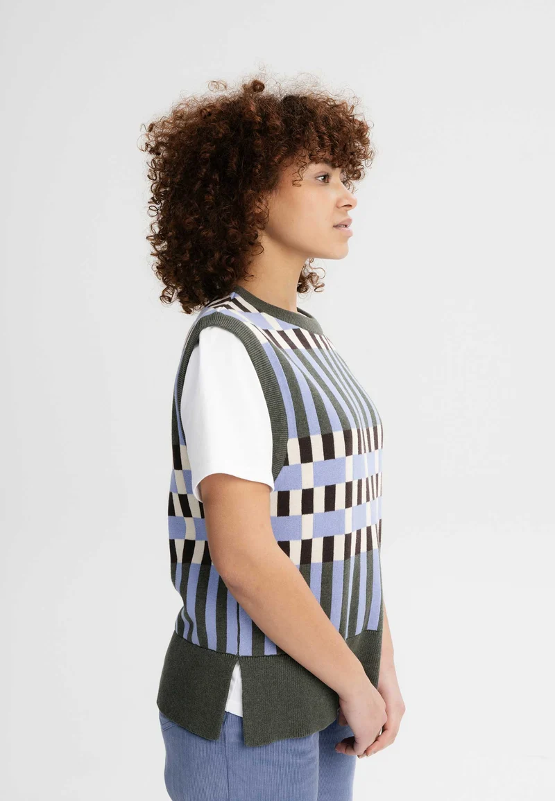 Jacquard Strick Pullunder Style JAMUNA