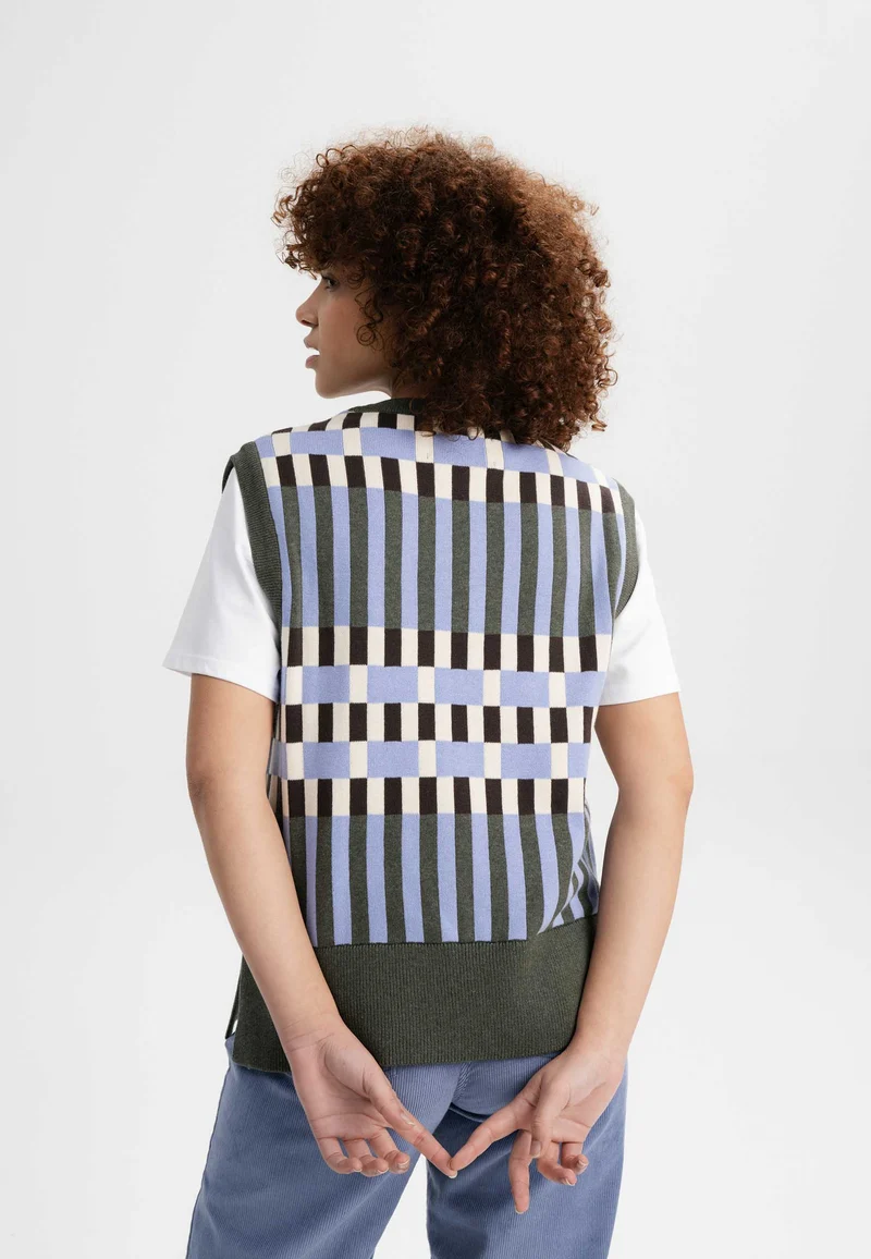Jacquard Strick Pullunder Style JAMUNA