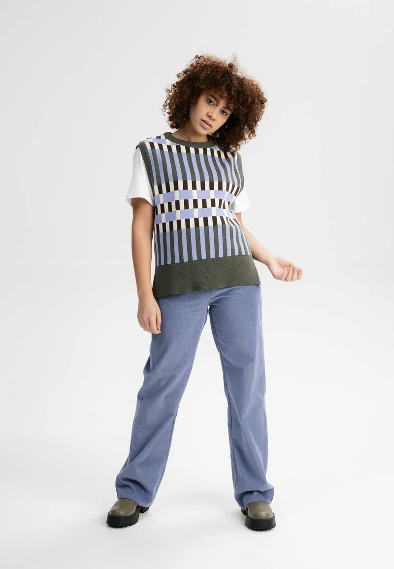 Jacquard Strick Pullunder Style JAMUNA