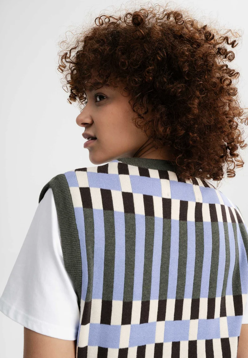 Jacquard Strick Pullunder Style JAMUNA