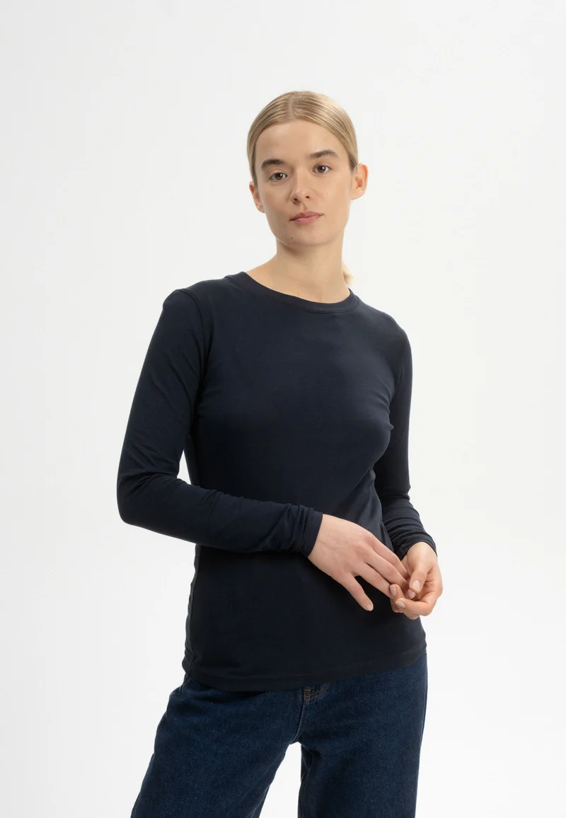 Basic Langarmshirt Style DHIVYA