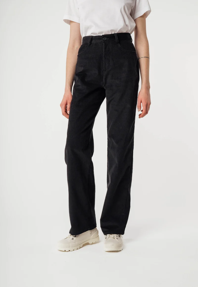 Cord Hose mit hohem Bund und weitem Bein Style OORJA