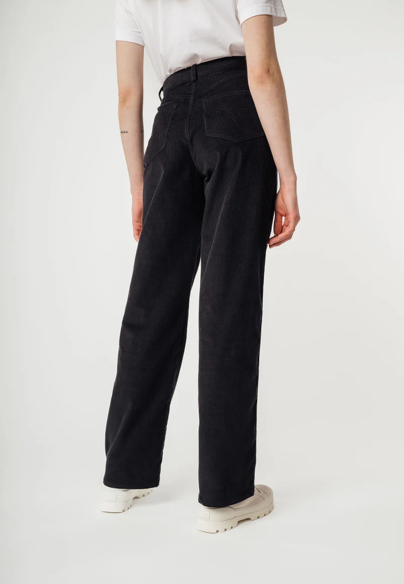 Cord Hose mit hohem Bund und weitem Bein Style OORJA