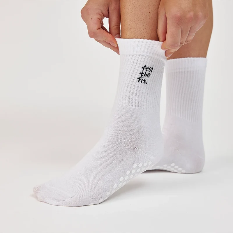 Pilates Socken | Weiß