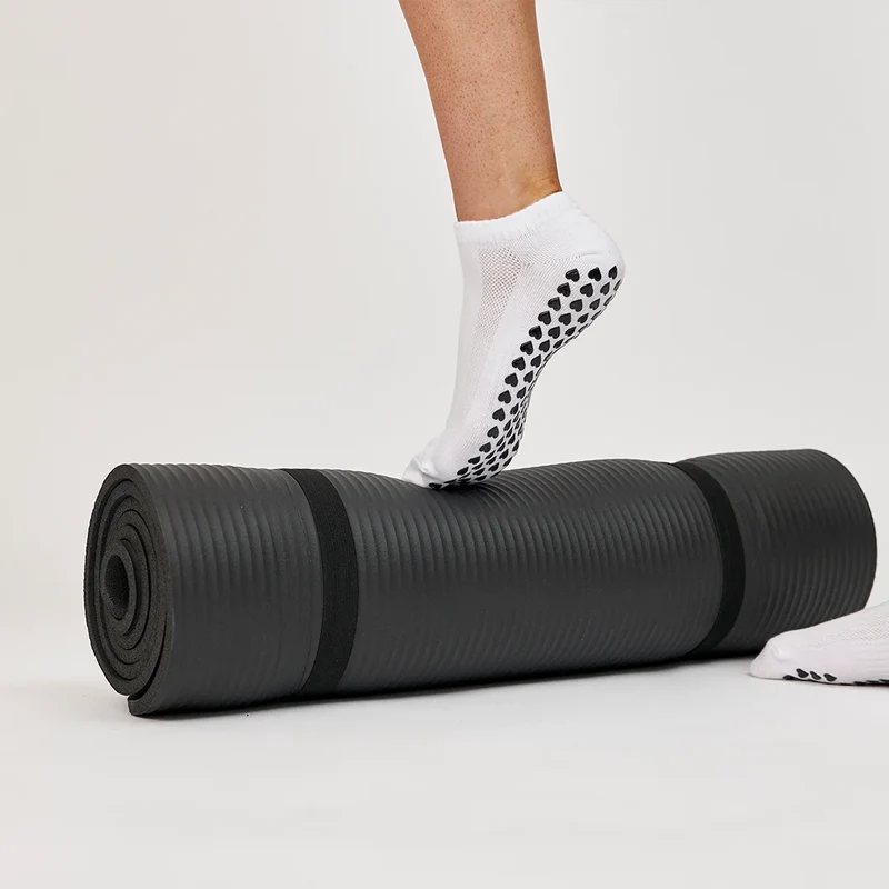 Pilates Socken knöchellang | Weiß