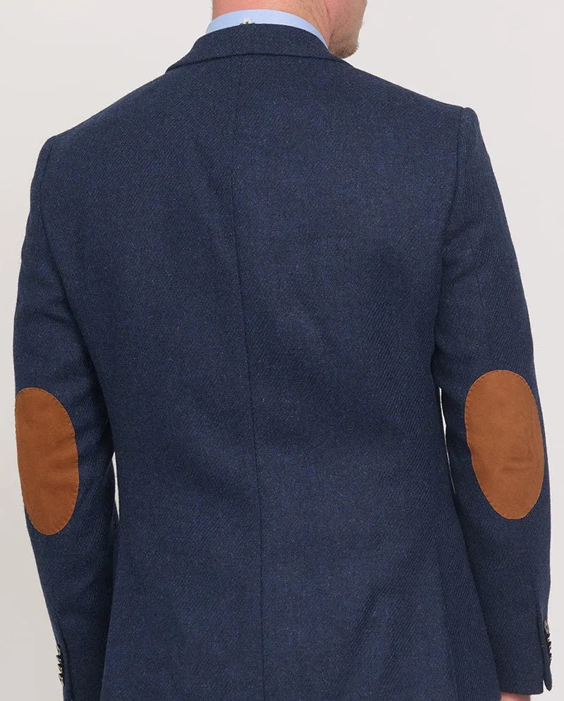 Harris Tweed Sakko "London" in ink Blue