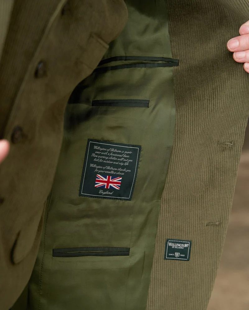 Herren Cord Sakko "London" in forrest