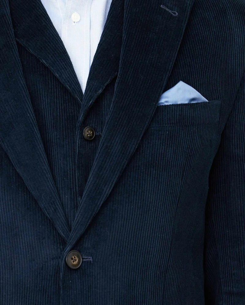 Herren Cord Sakko "London" in navy