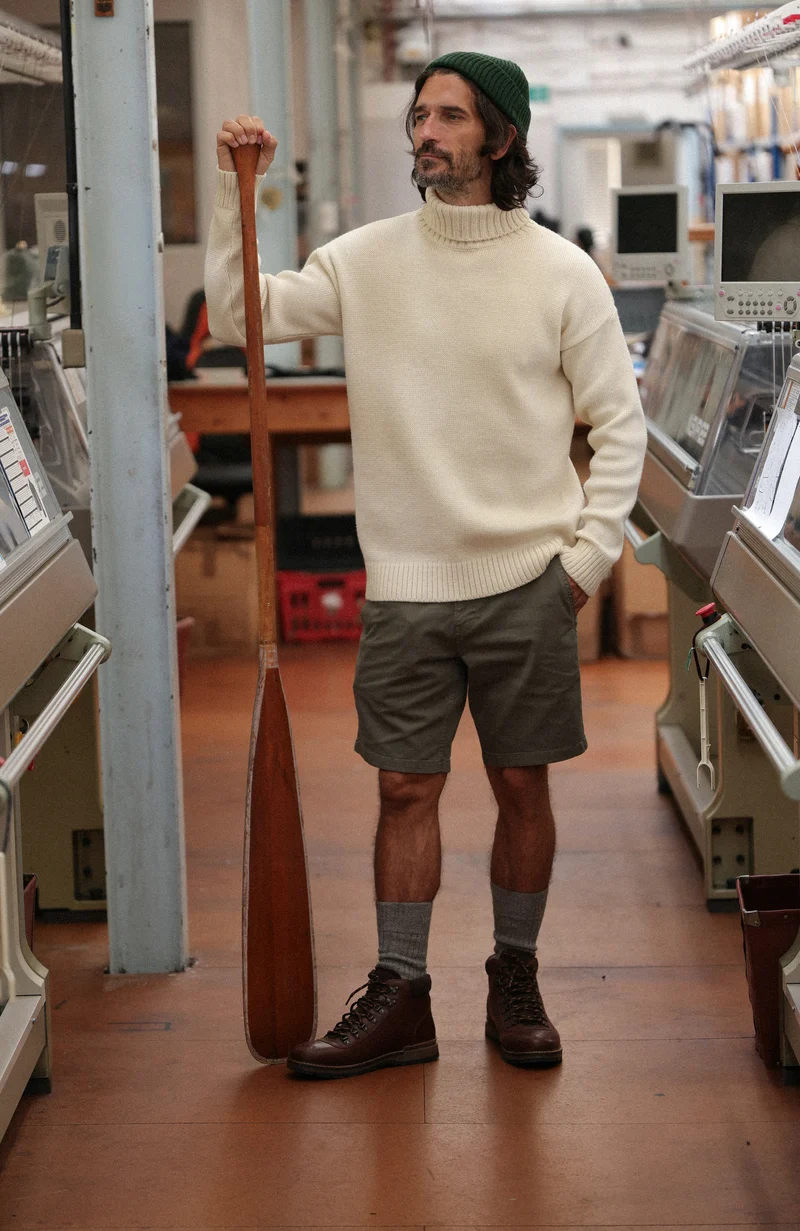 Der moderne Submariner – Rollkragenpullover aus Merinowolle
