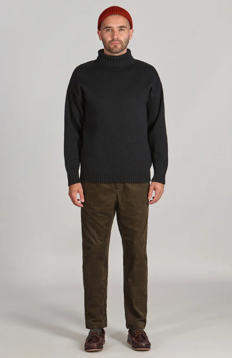 Der moderne Submariner – Rollkragenpullover aus Merinowolle