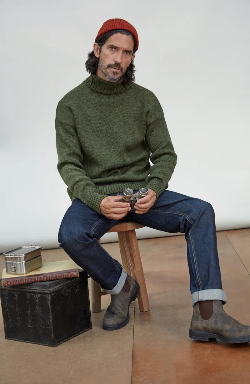 Der moderne Submariner – Rollkragenpullover aus Merinowolle