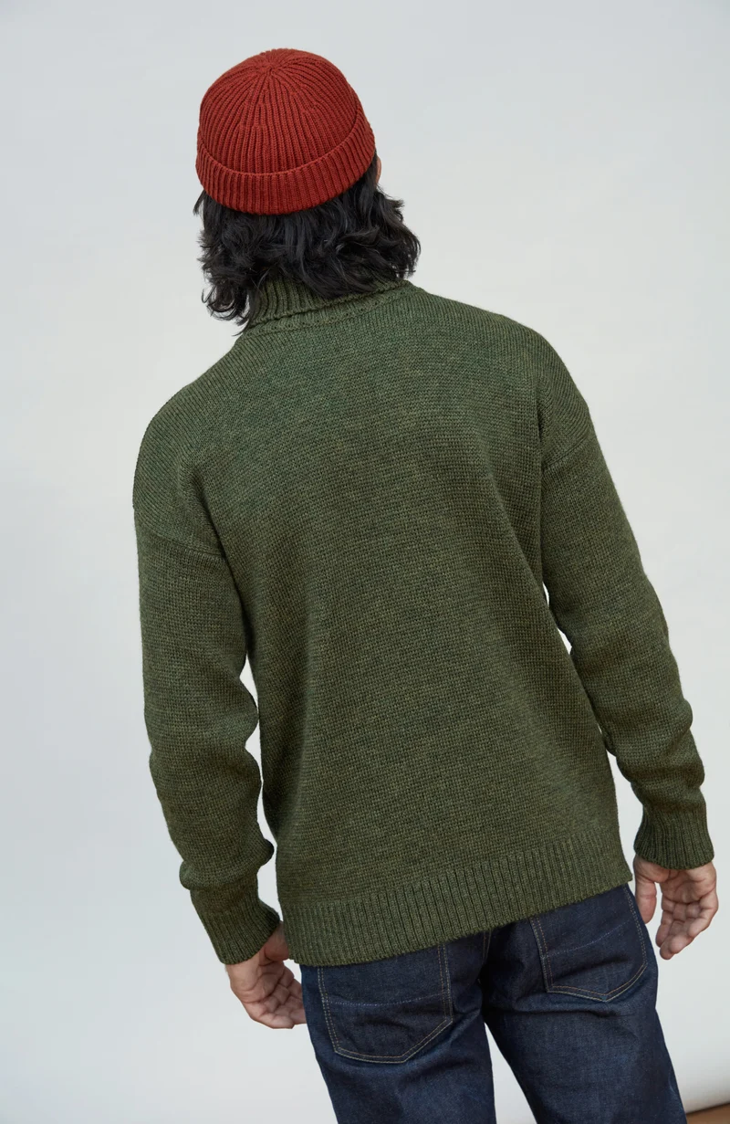 Der moderne Submariner – Rollkragenpullover aus Merinowolle