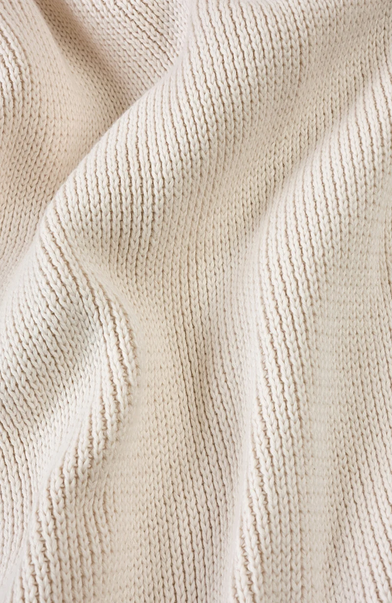 Schwerer Damen-Rollkragenpullover „Submariner“ aus reiner Baumwolle