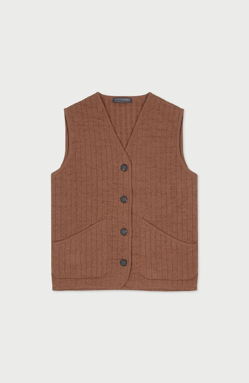 Womens Cotton Quilted Gilet