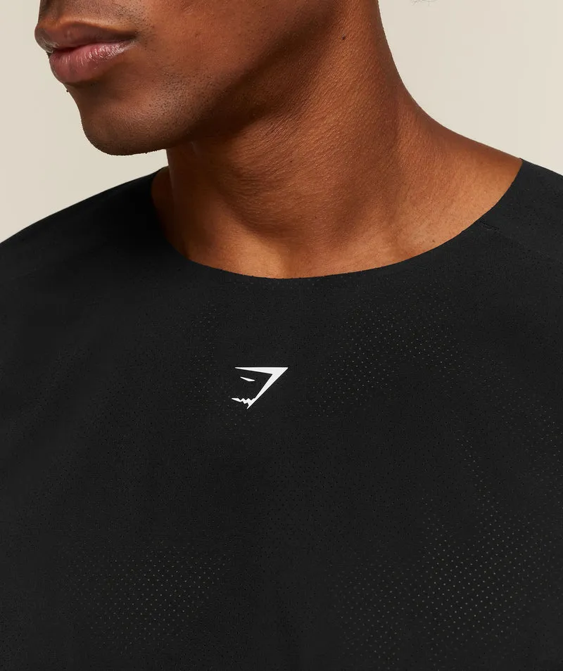 Gymshark Hybrid Race T-Shirt - Black