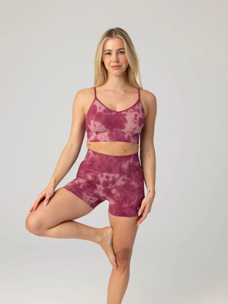 Maya Hotpant Set - Berry Bliss Tie Dye