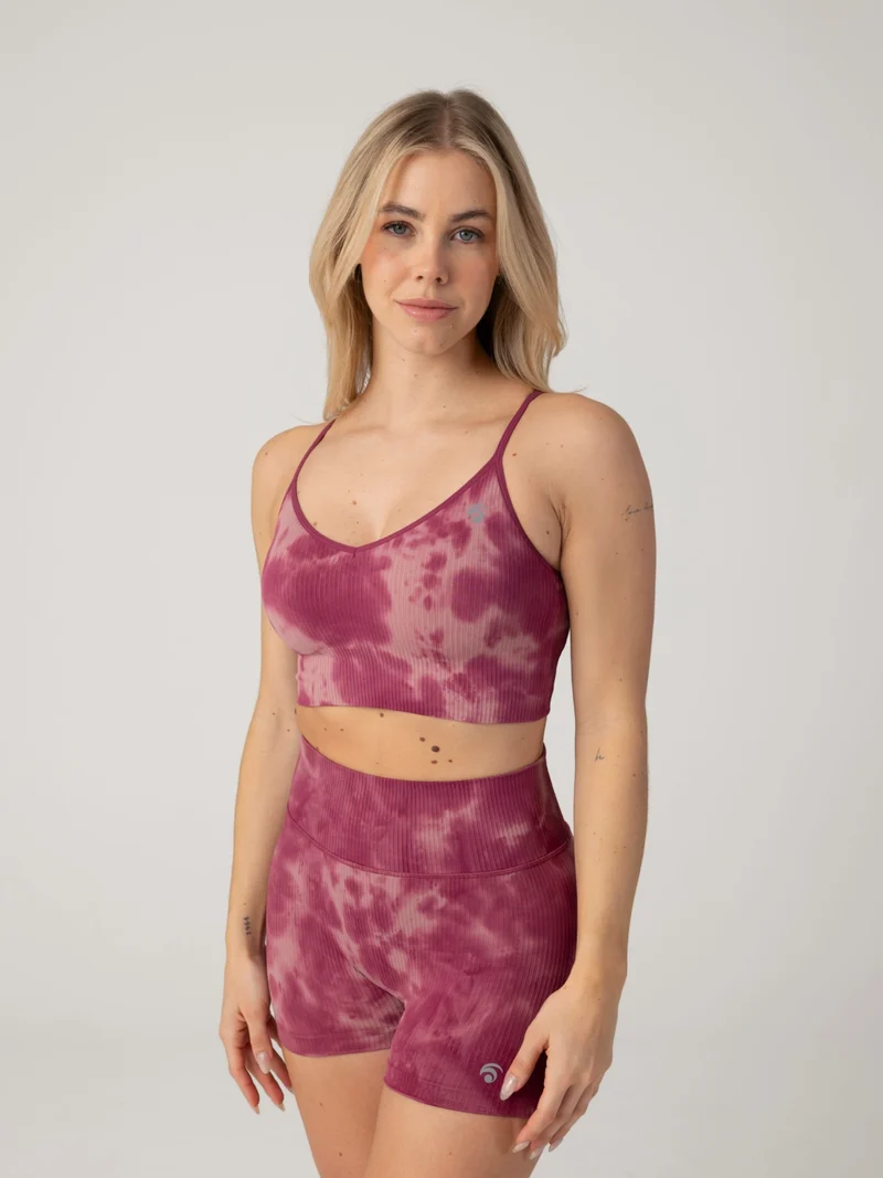 Maya Hotpant Set - Berry Bliss Tie Dye