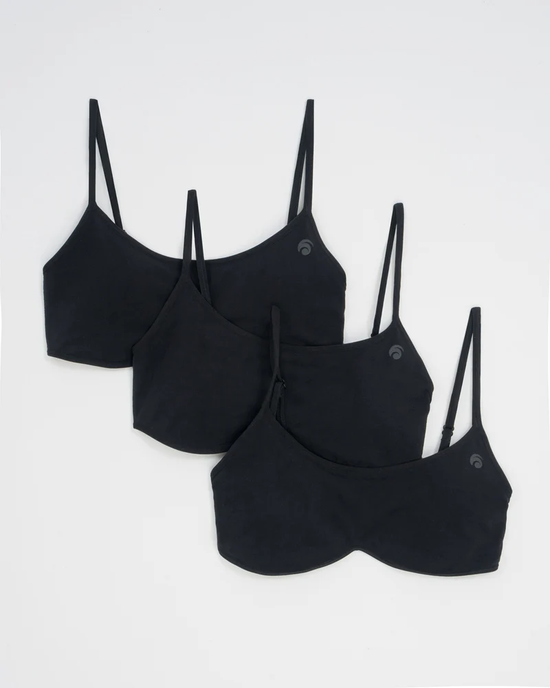 Cloudy Bralette Set Deluxe - Black