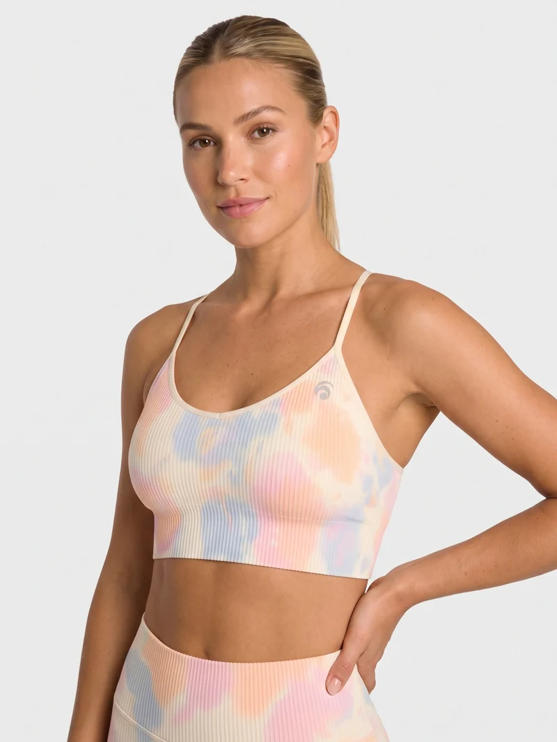 Maya Hotpant Set - Light Silky Yellow Tie Dye
