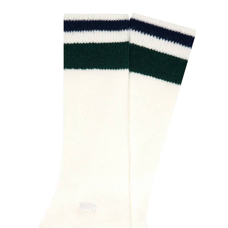 Autry Logo and Stripes Socks