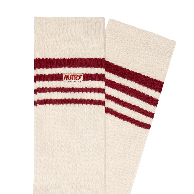 Autry Jacquard Striped Socks