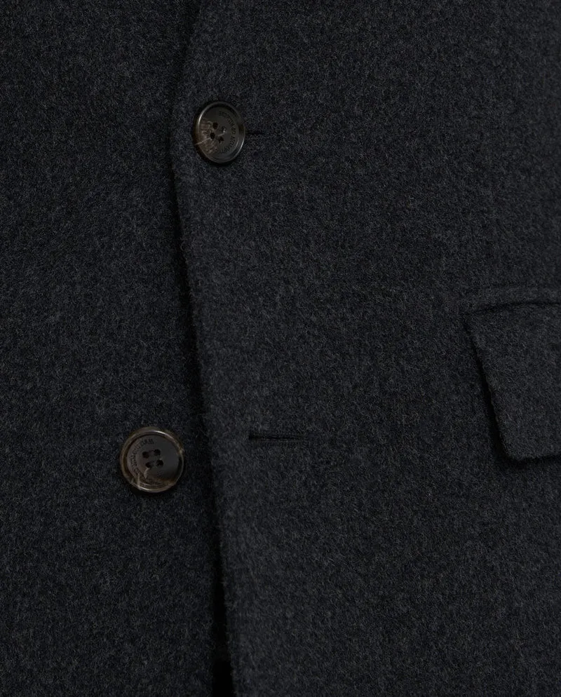 Herren Blazermantel "Edwin" aus Woll-Kaschmir-Mix in anthra