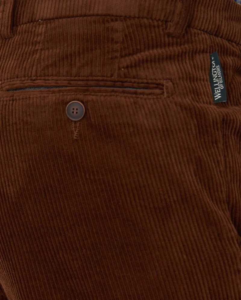 Herren Genua Cordhose "Mr. Bradley" in braun
