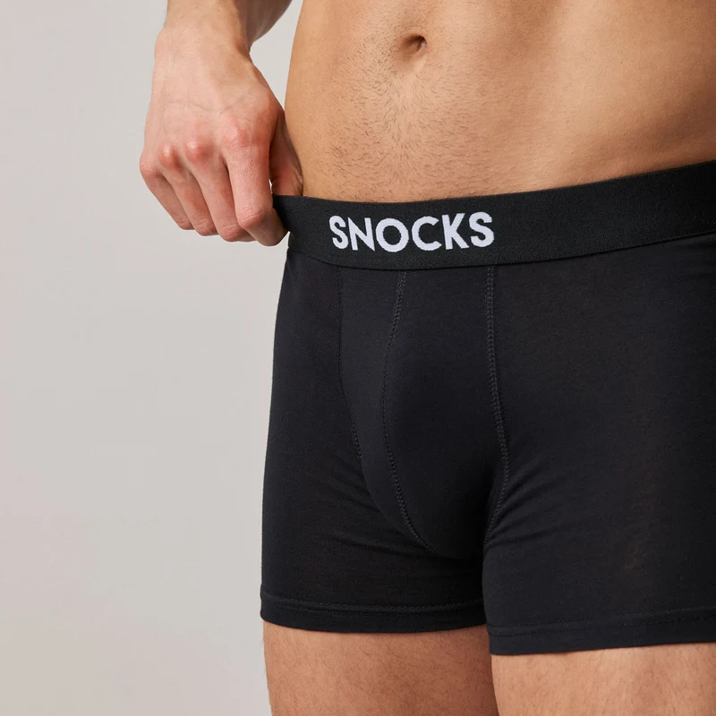 Premium Boxershorts aus Bambus | Schwarz