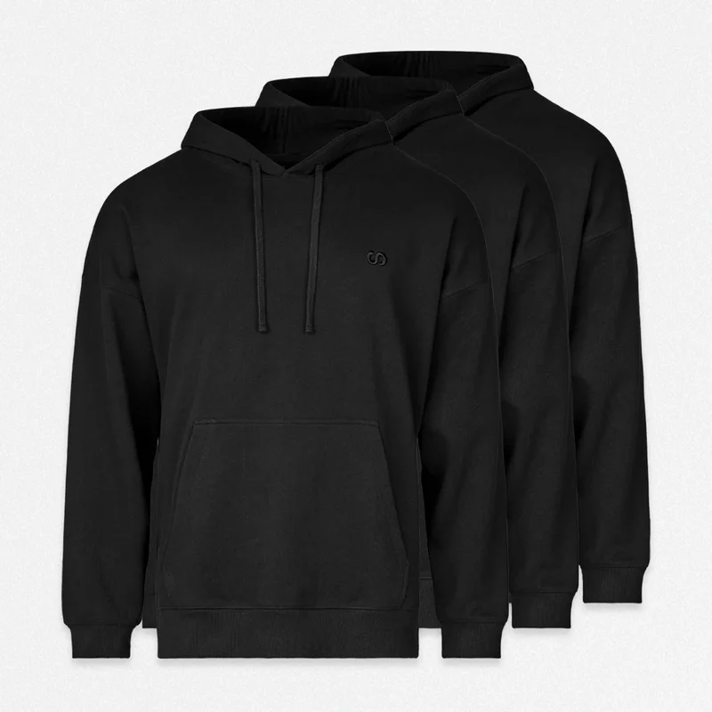 Hoodie Herren | Schwarz