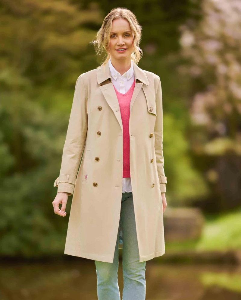 Damen Trenchcoat "Darby" in beige