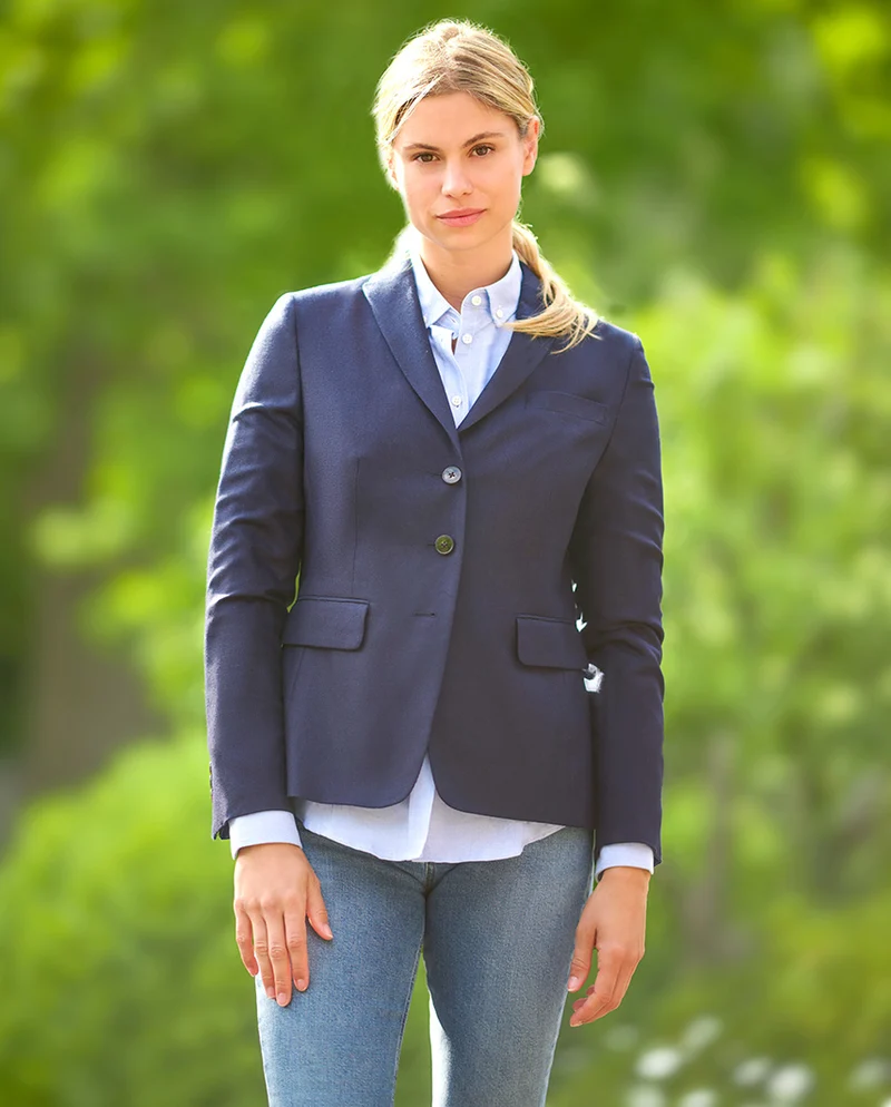 Damen Seidenblazer "Ladiesclub" in navy