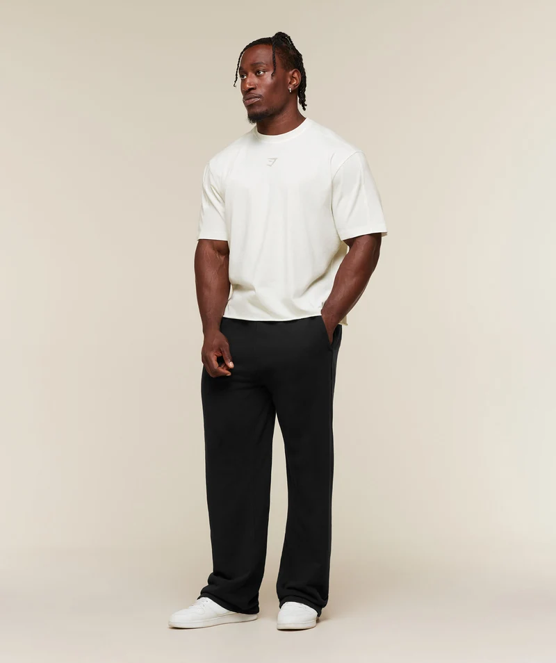 Gymshark Power Washed Oversized T-Shirt - Soft White/Wash