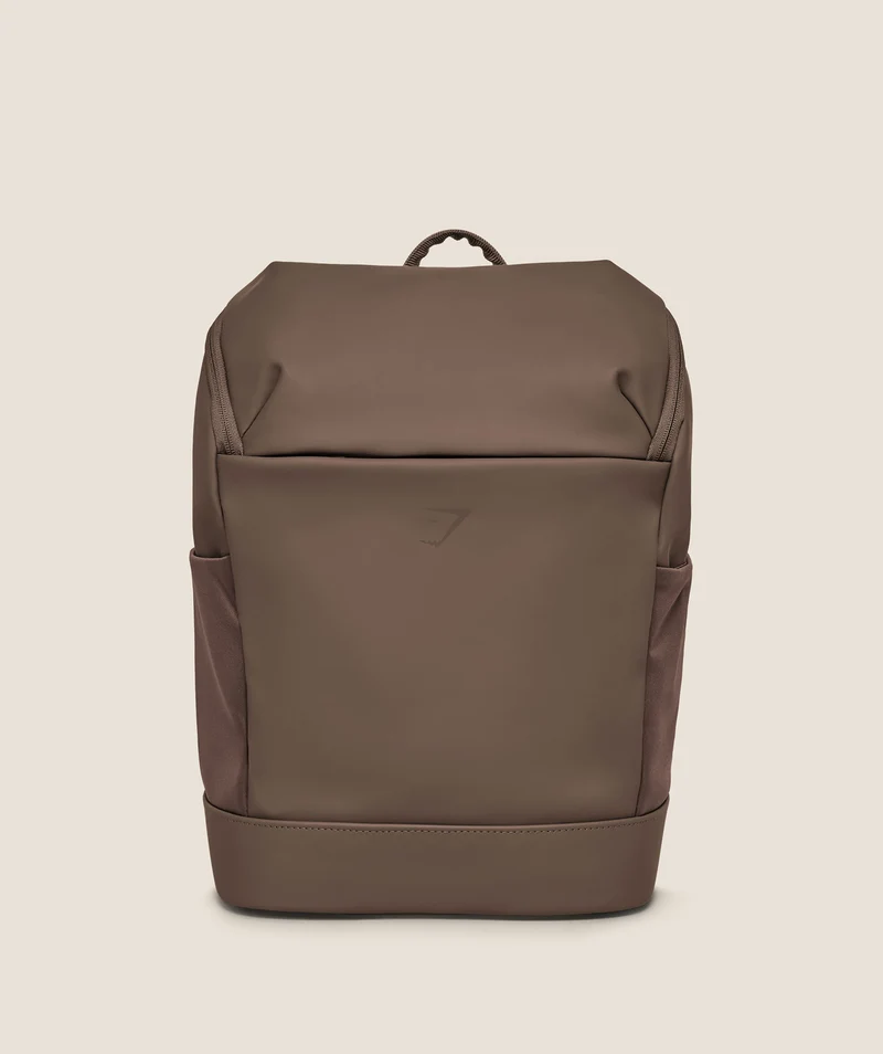 Gymshark Small Sleek Backpack - Soft Brown