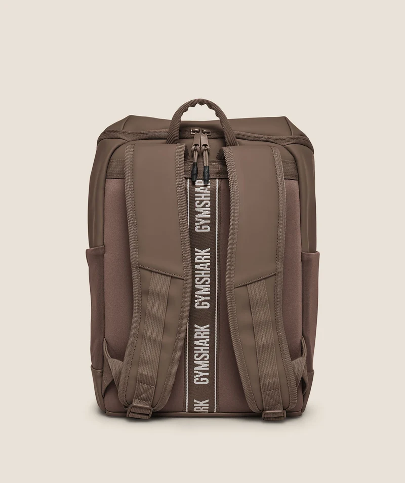 Gymshark Small Sleek Backpack - Soft Brown