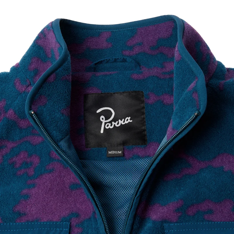 By Parra Purple Darwin Camo Fleece