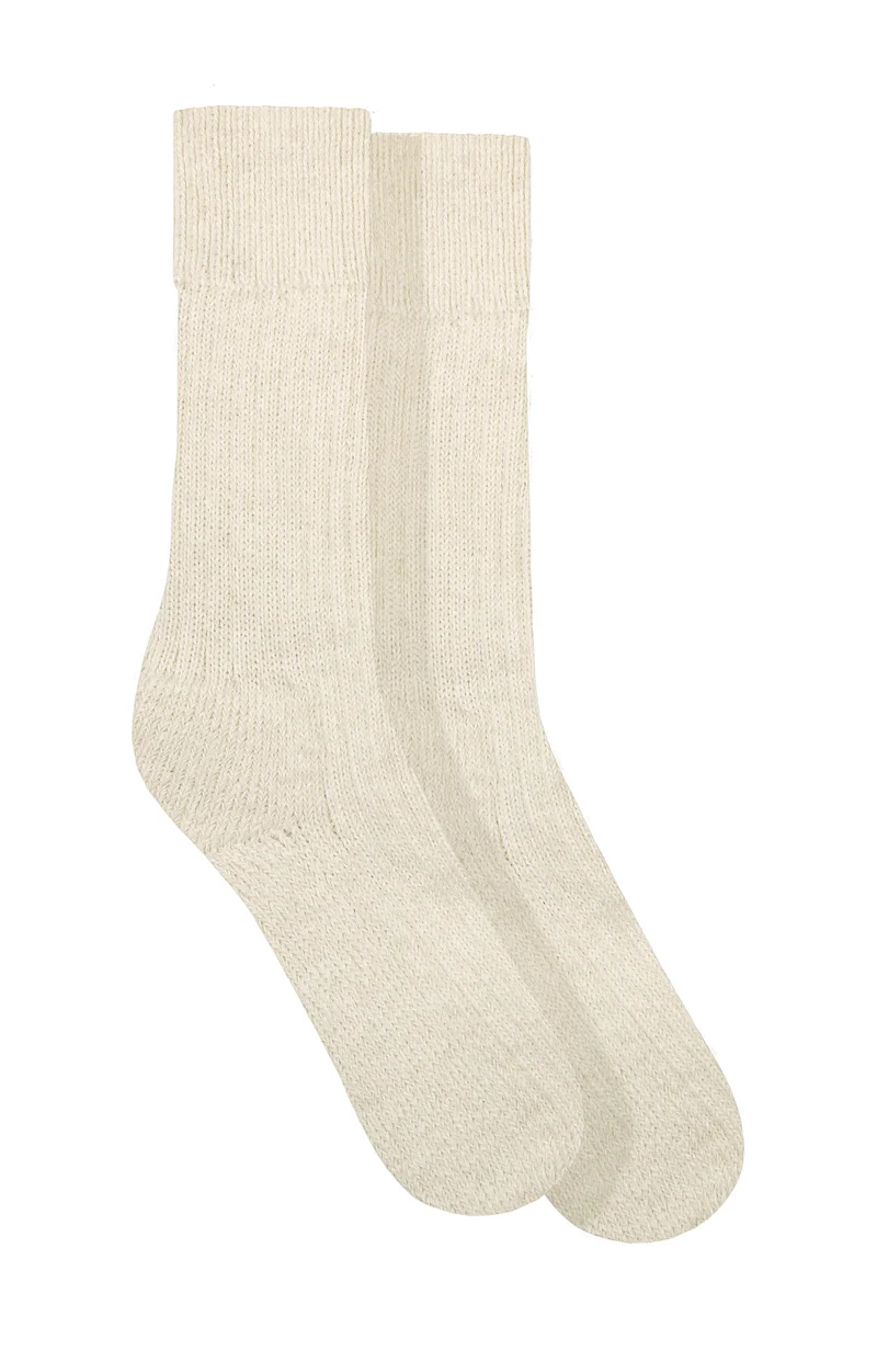 Wandersocken mit Alpaka-Kissensohle