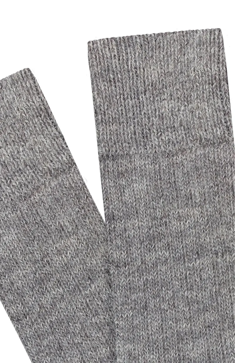 Wandersocken mit Alpaka-Kissensohle