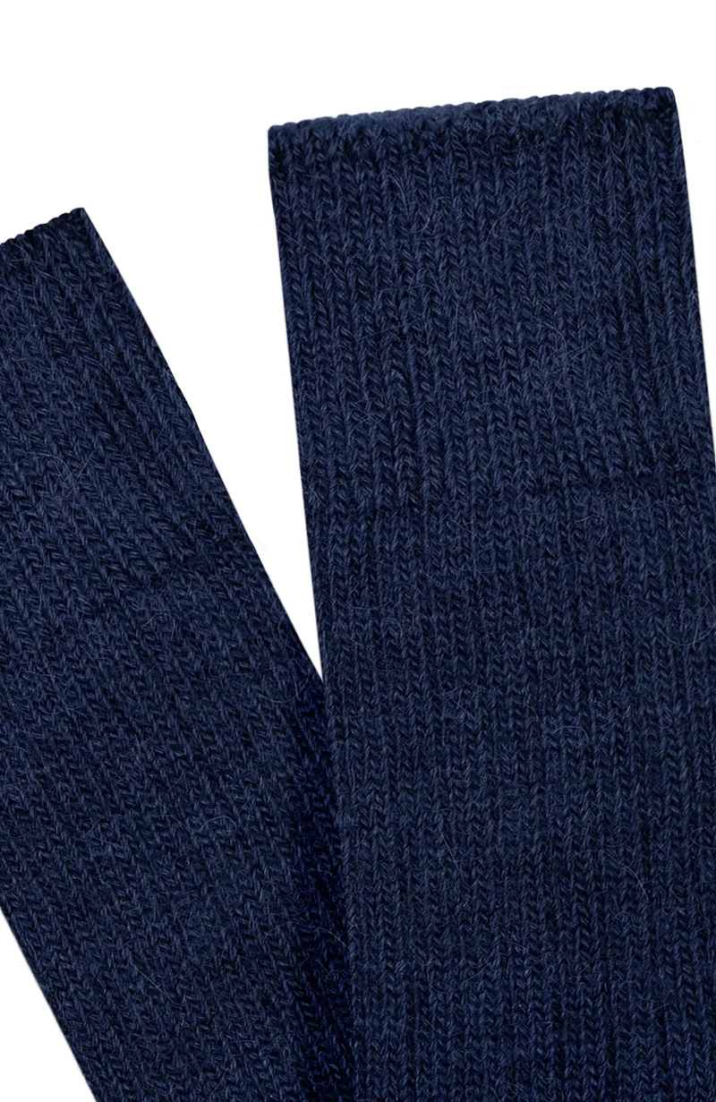Wandersocken mit Alpaka-Kissensohle
