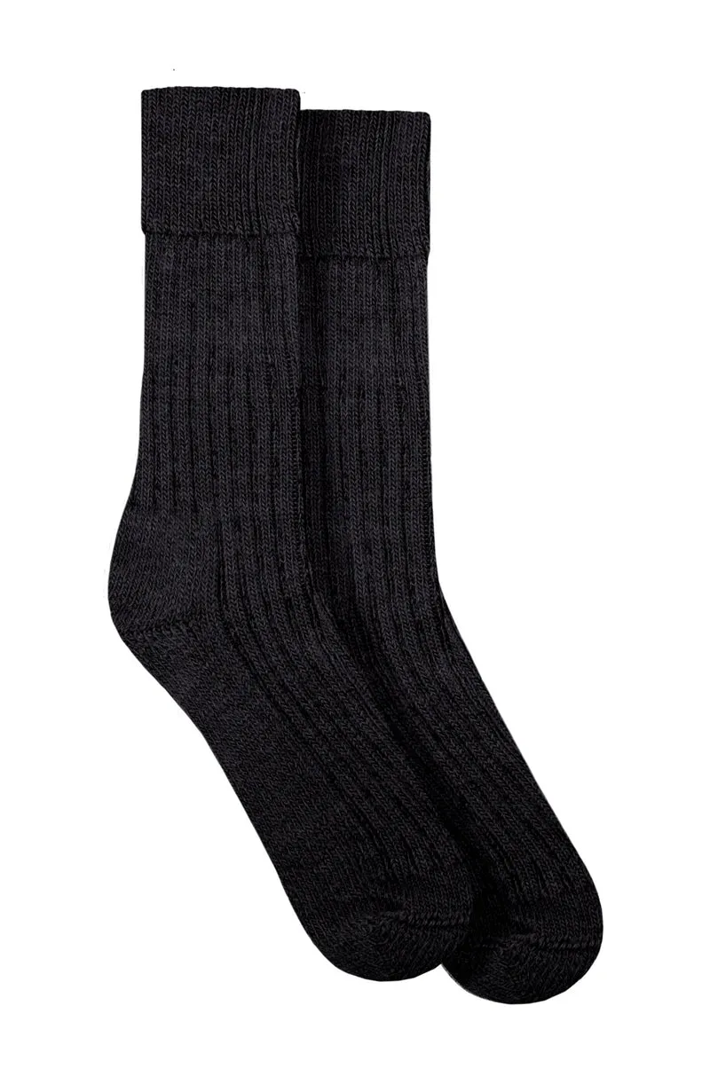 Wandersocken mit Alpaka-Kissensohle