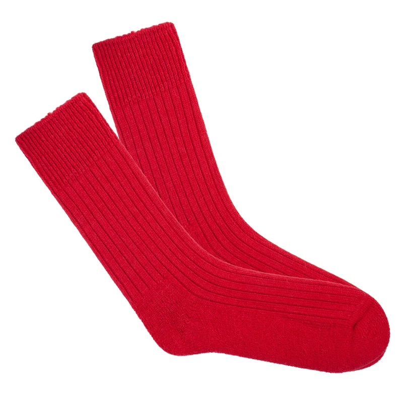 Wandersocken mit Alpaka-Kissensohle