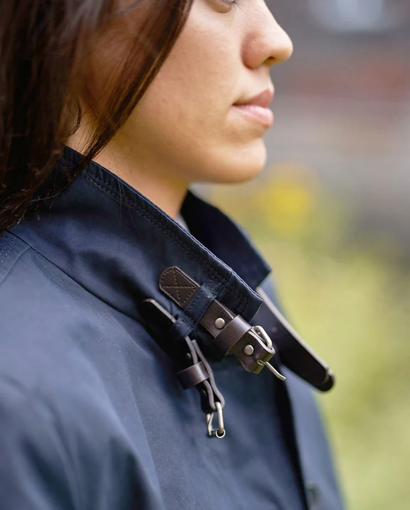 Damen Kurzmantel "Victoria" in navy