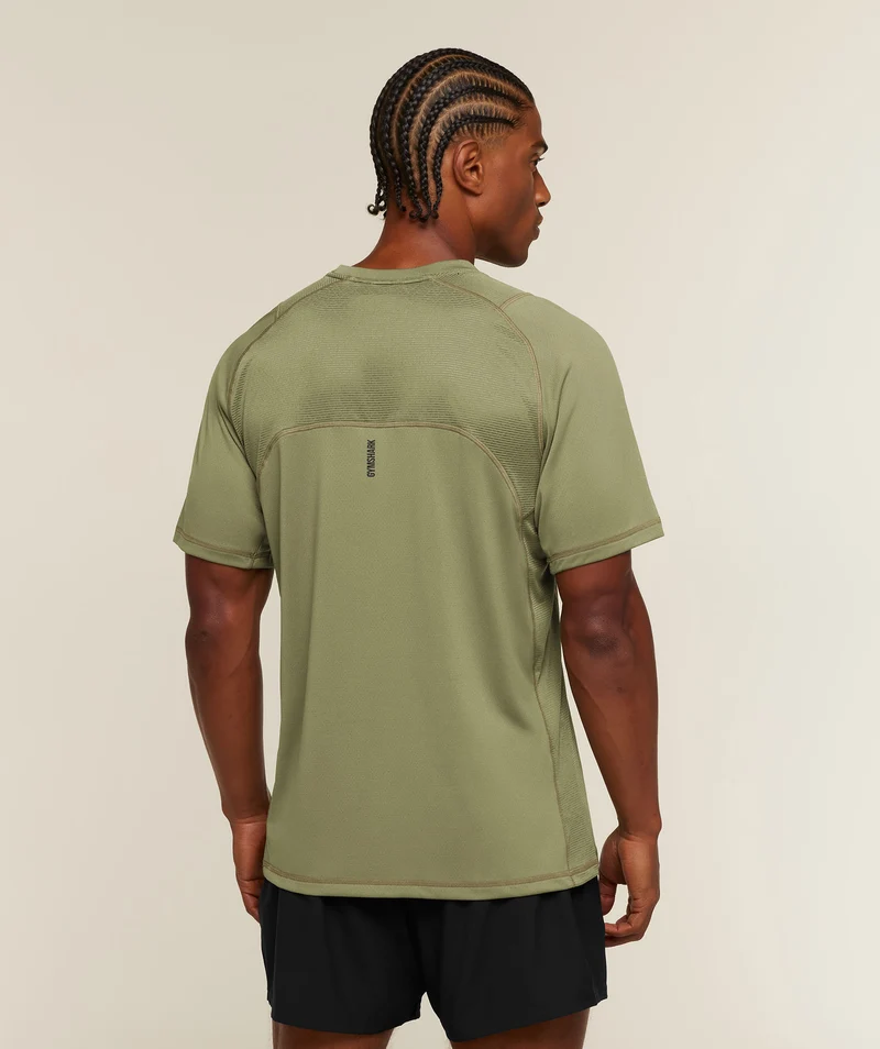 Gymshark Sport Iteration T-Shirt - Grounded Green