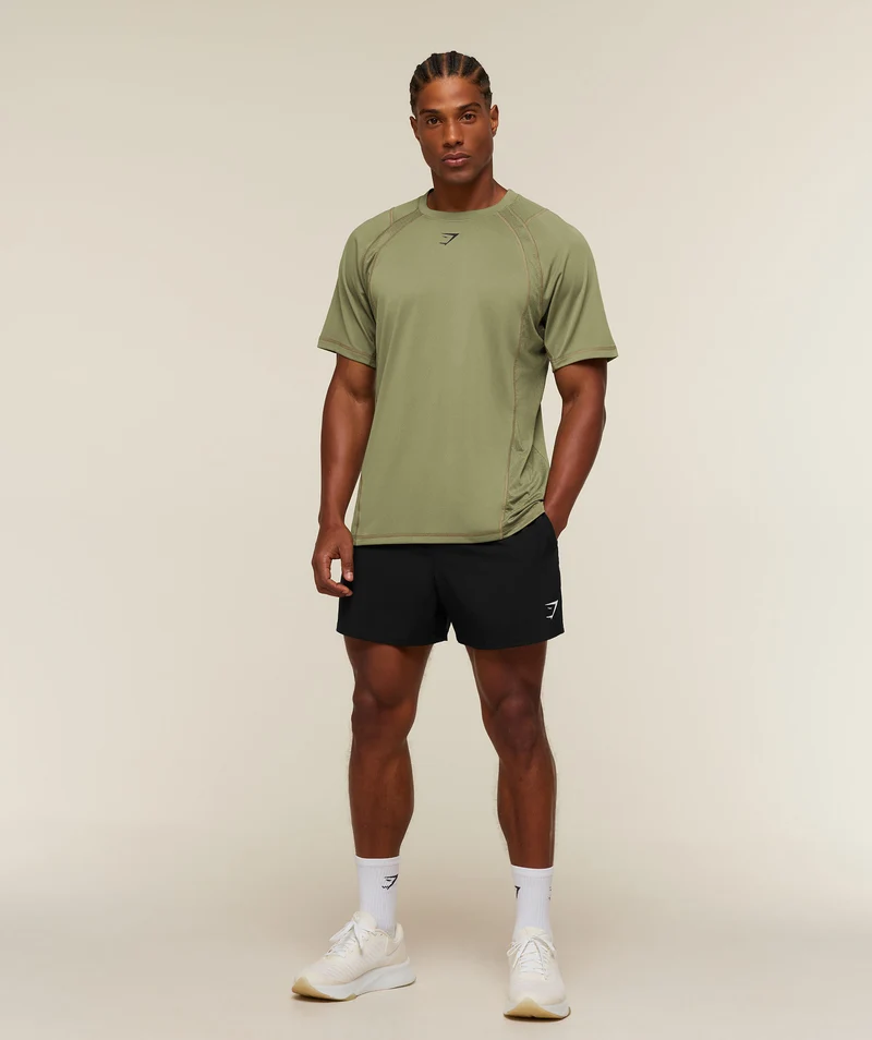 Gymshark Sport Iteration T-Shirt - Grounded Green