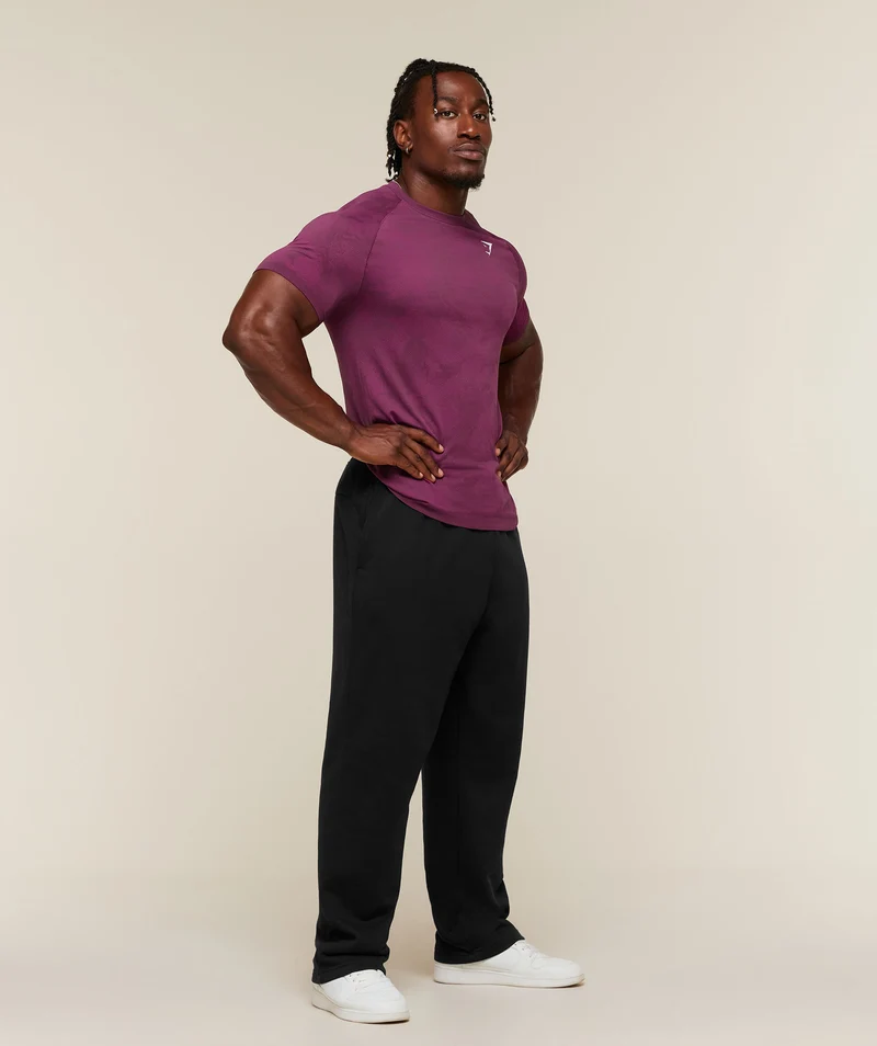 Gymshark Geo Seamless T-Shirt - Strength Pink/Performance Pink