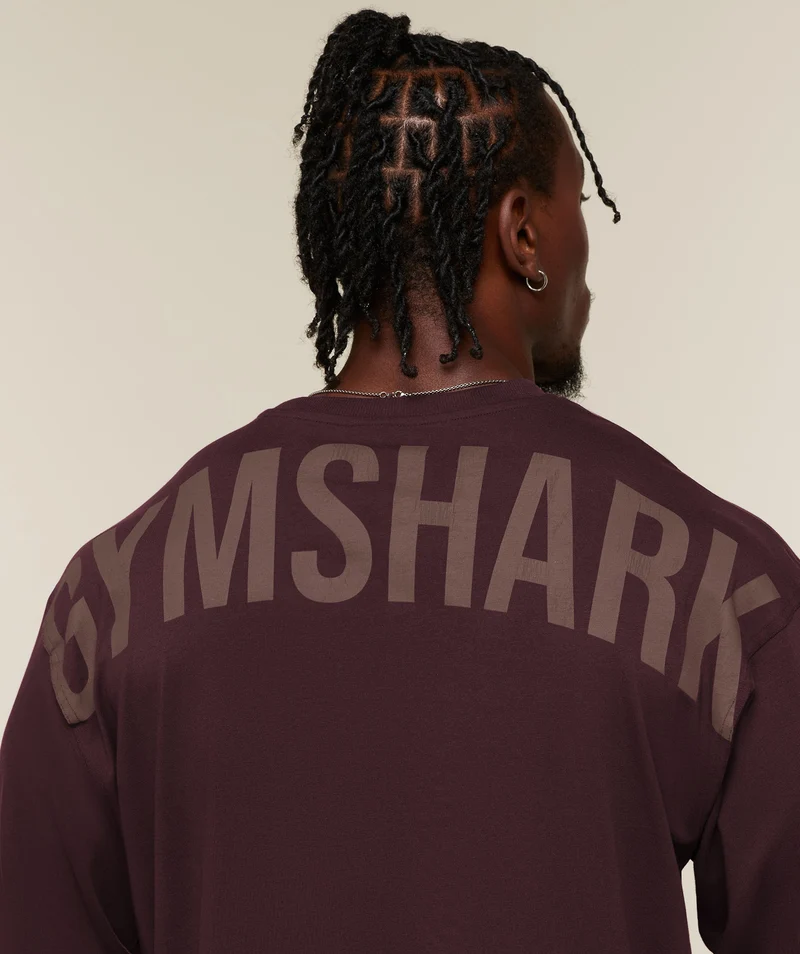 Gymshark Power Long Sleeve T-Shirt - Cherry Purple
