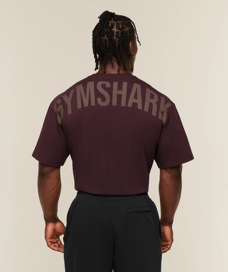 Gymshark Power T-Shirt - Cherry Purple