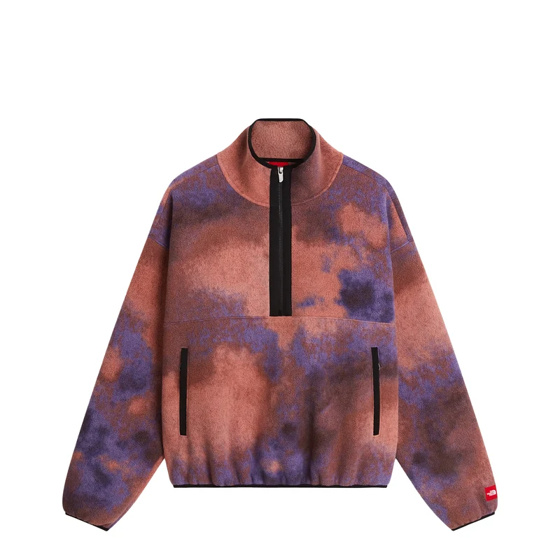 The North Face Red Box Printed 1/2 Zip Fleece